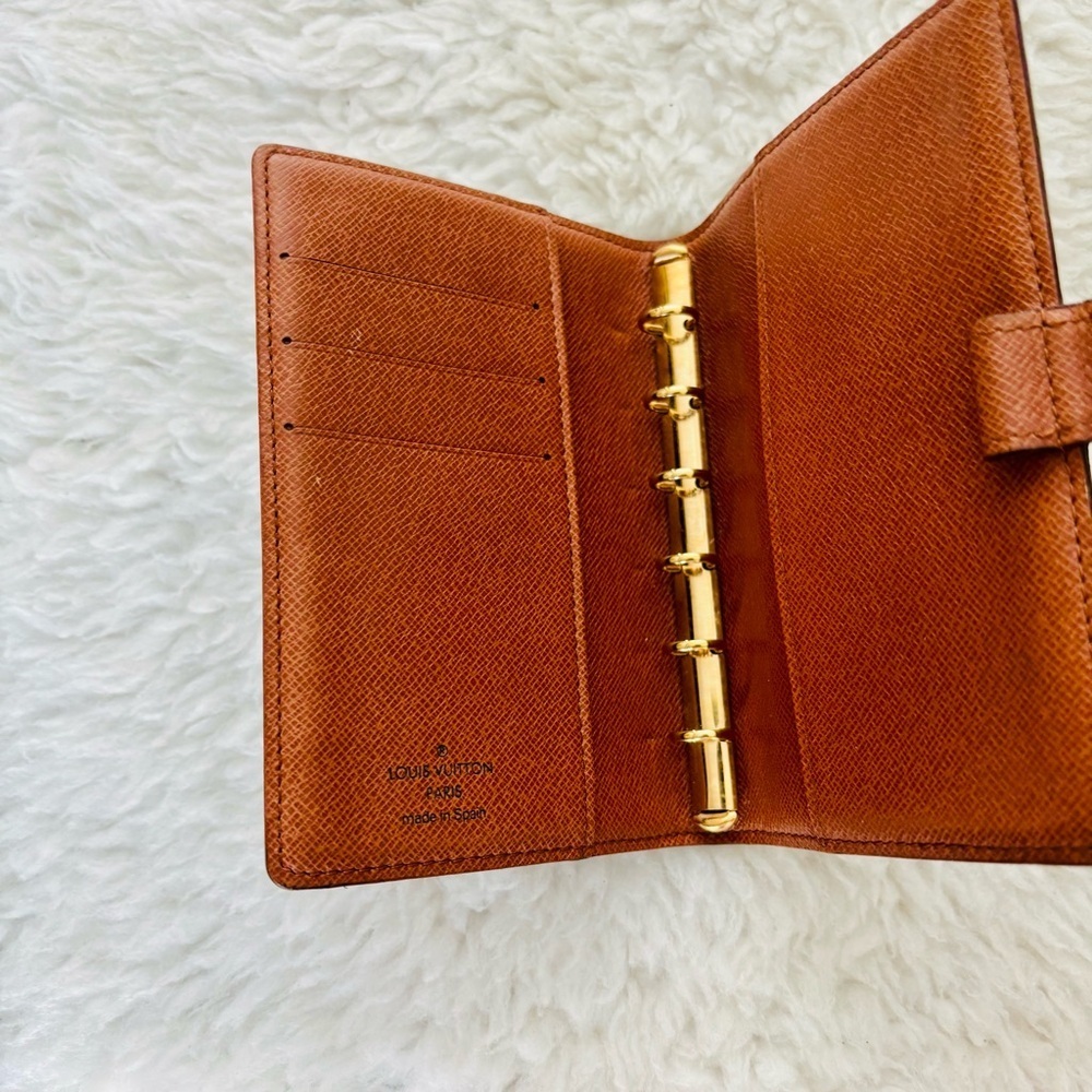 Louis Vuitton Brown Monogram Leather Vintage PM Agenda Cover - Picture 10 of 16